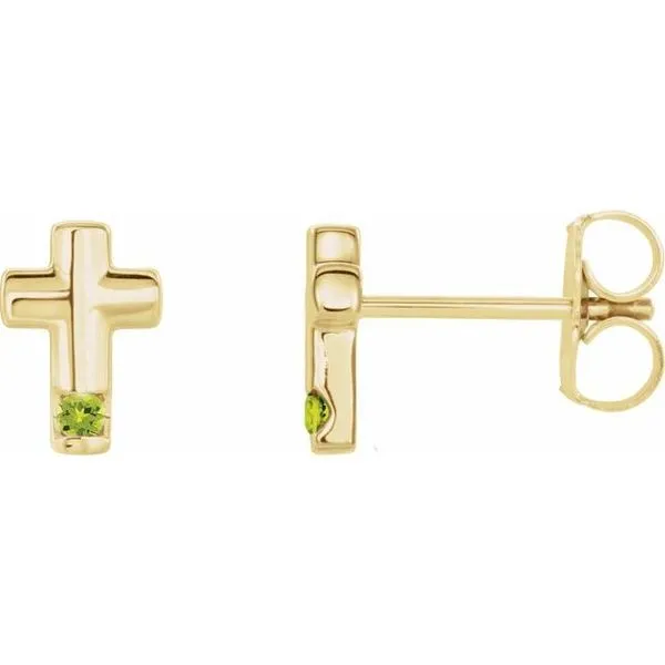 Accented Cross Earrings Cherry Street Jewelers Tulsa, OK