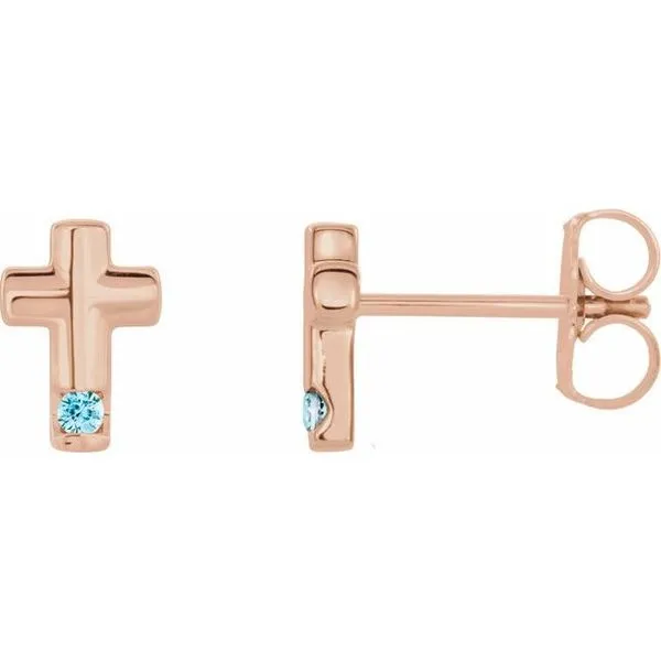 Accented Cross Earrings James & Williams Jewelers Berwyn, IL