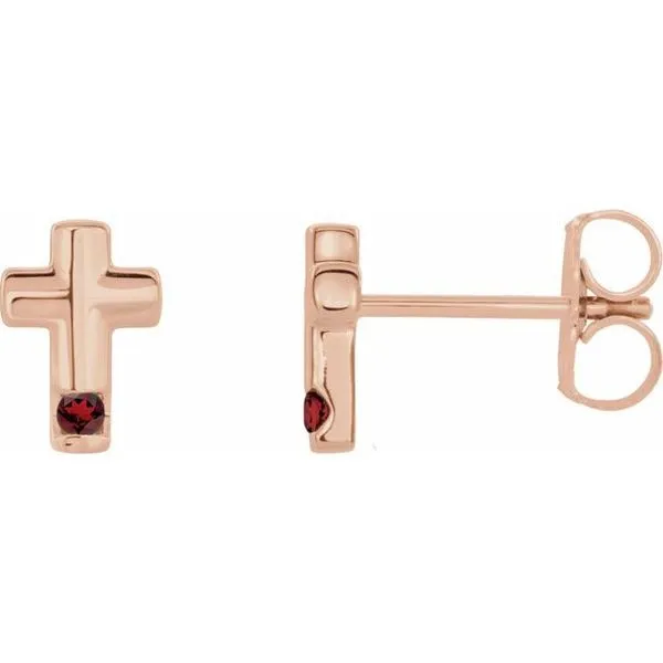 Accented Cross Earrings Cherry Street Jewelers Tulsa, OK