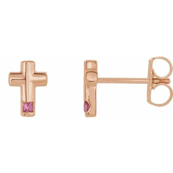 Accented Cross Earrings Cherry Street Jewelers Tulsa, OK