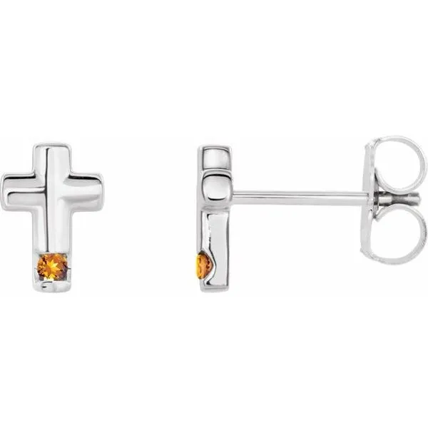 Accented Cross Earrings James & Williams Jewelers Berwyn, IL