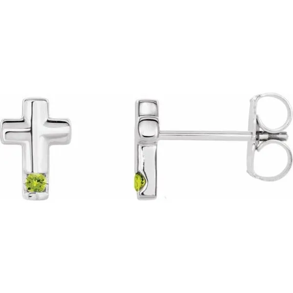 Accented Cross Earrings Hopman Jewelers Elkhart, IN
