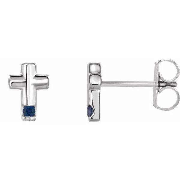 Accented Cross Earrings Cherry Street Jewelers Tulsa, OK