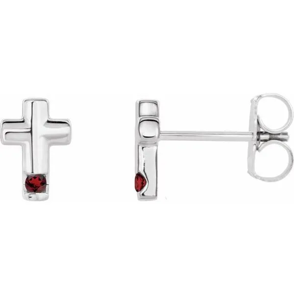 Accented Cross Earrings J. Meredith Jewelers Delafield, WI