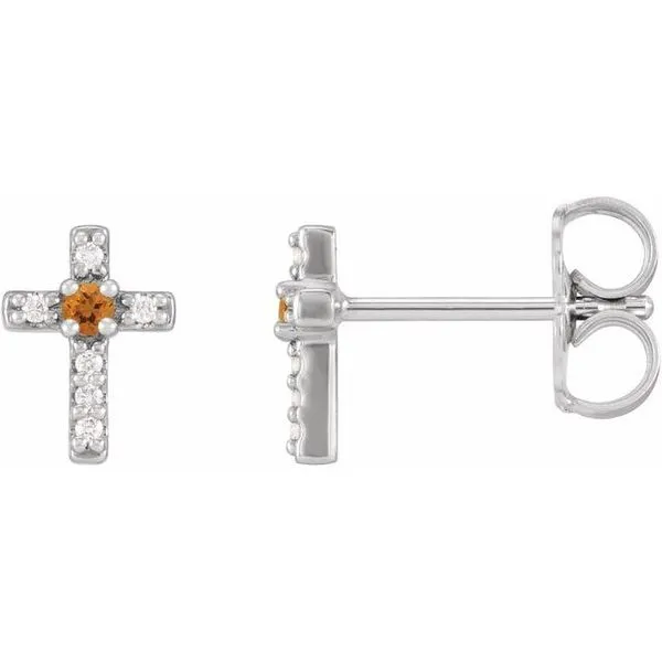 Accented Cross Earrings Boyd Jewelers Wesley Chapel, FL