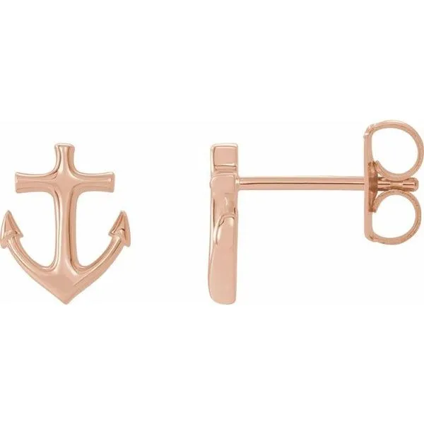 Anchor Earrings James & Williams Jewelers Berwyn, IL