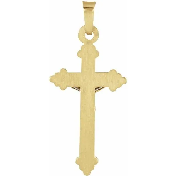 Hollow Crucifix Pendant Image 2 James & Williams Jewelers Berwyn, IL