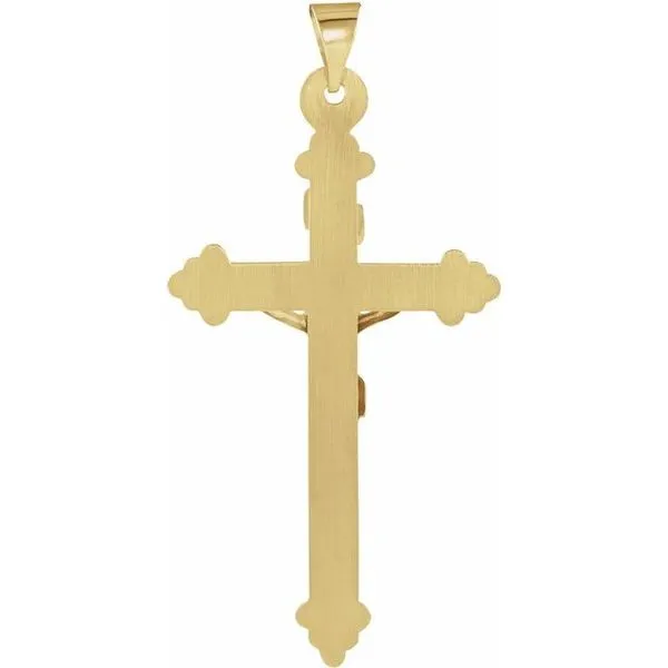 Hollow Crucifix Pendant Image 2 Arnold's Jewelry and Gifts Logansport, IN