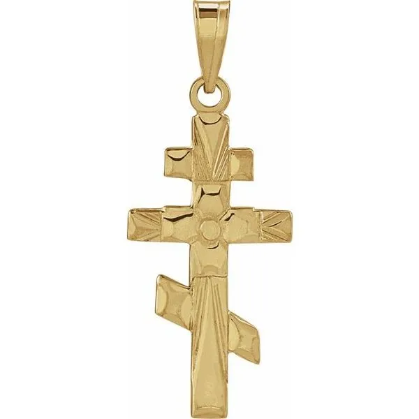 Orthodox Cross Pendant Woelk's House of Diamonds Russell, KS