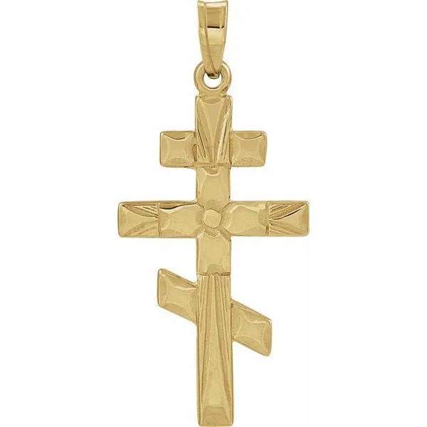 Orthodox Cross Pendant James & Williams Jewelers Berwyn, IL