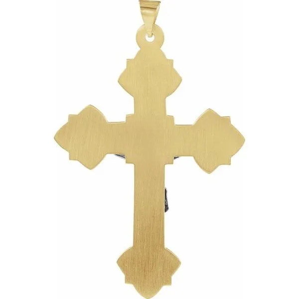 Hollow Crucifix Pendant Image 2 Arnold's Jewelry and Gifts Logansport, IN