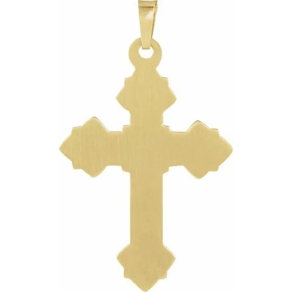 Hollow Crucifix Pendant Image 2 J. Meredith Jewelers Delafield, WI