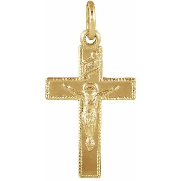 Youth Crucifix Pendant Leslie E. Sandler Fine Jewelry and Gemstones rockville , MD
