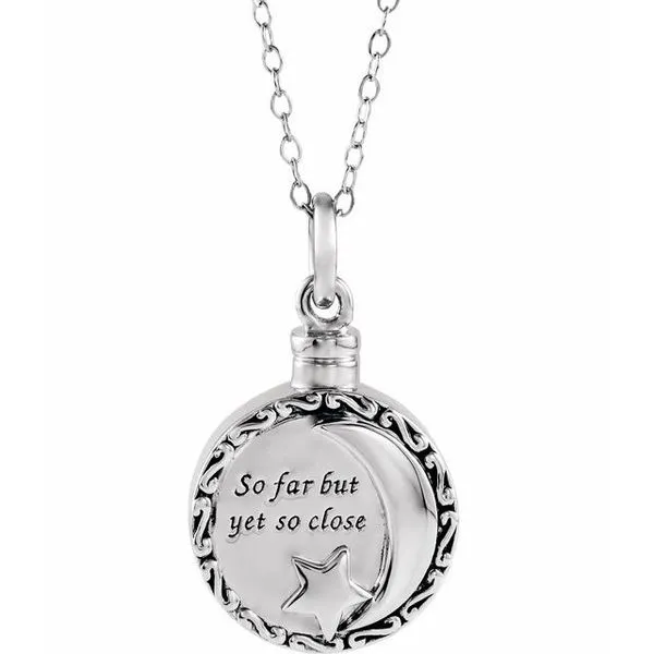 So Far But Yet So Close Ash Holder Necklace M. J. Thomas Jewelers, Ltd. Stratford, CT