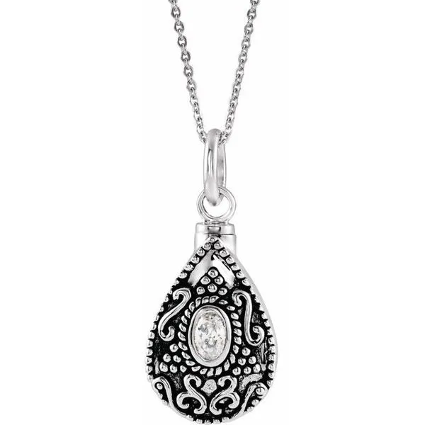 Tear Ash Holder Birthstone Necklace Arnold's Jewelry and Gifts Logansport, IN