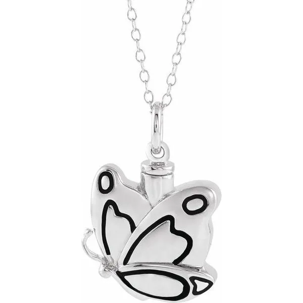 Butterfly Ash Holder Necklace Hopman Jewelers Elkhart, IN