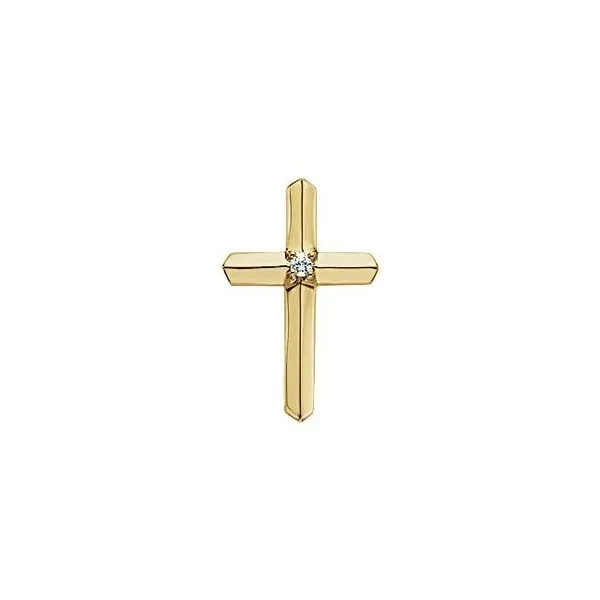 Solitaire Cross Pendant Hopman Jewelers Elkhart, IN