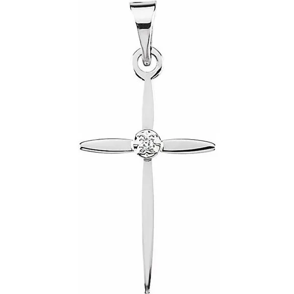 Accented Cross Pendant Cherry Street Jewelers Tulsa, OK