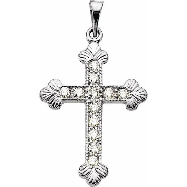 Accented Cross Pendant Cherry Street Jewelers Tulsa, OK