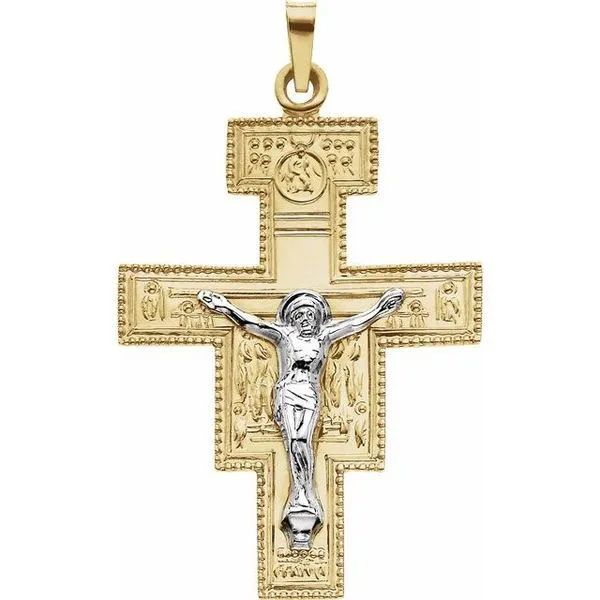 San Damiano Crucifix Pendant Hopman Jewelers Elkhart, IN