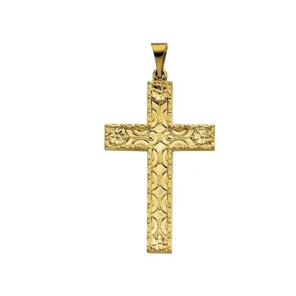 Floral-Inspired Cross Pendant Arnold's Jewelry and Gifts Logansport, IN