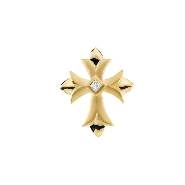 Solitaire Cross Pendant Hopman Jewelers Elkhart, IN