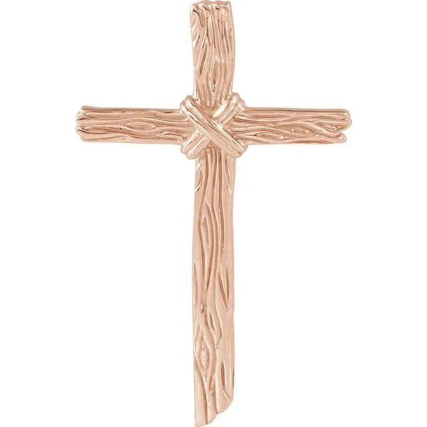 Woodgrain Cross Pendant Arnold's Jewelry and Gifts Logansport, IN
