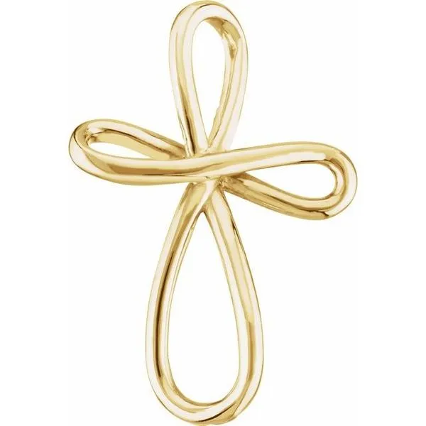 Infinity-Inspired Cross Pendant J. Meredith Jewelers Delafield, WI