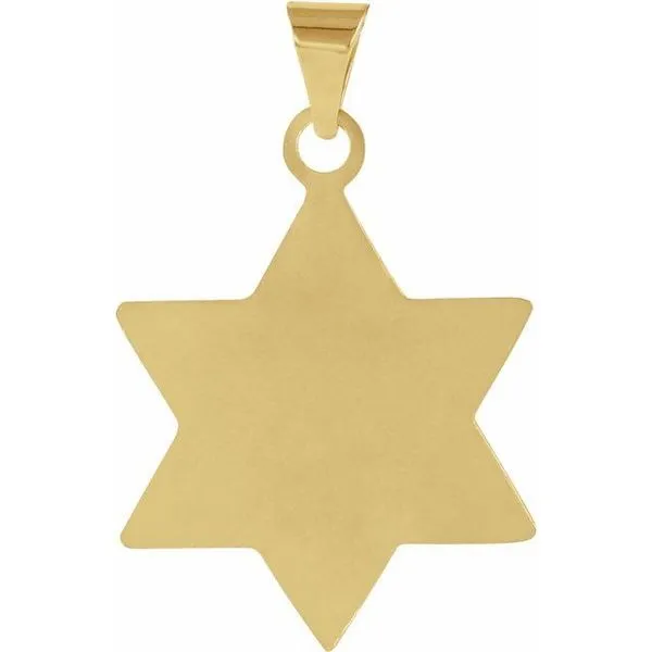 Star of David Pendant Image 3 Hopman Jewelers Elkhart, IN