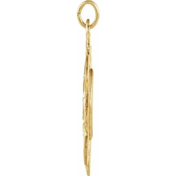 Enamel St. Theresa Medal Image 2 Rasmussen Jewelers Spanish Fork, UT