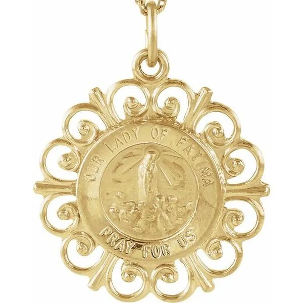Our Lady of Fatima Medal Hopman Jewelers Elkhart, IN