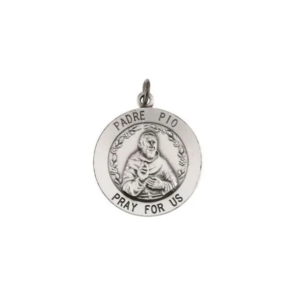 St. Padre Pio Medal Necklace Arnold's Jewelry and Gifts Logansport, IN