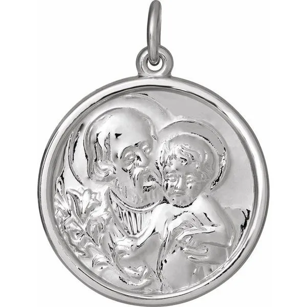 St. Joseph Medal Pendant M. J. Thomas Jewelers, Ltd. Stratford, CT