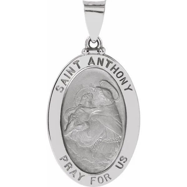 Hollow St. Anthony Medal Hopman Jewelers Elkhart, IN