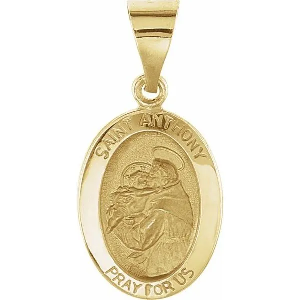 Hollow St. Anthony Medal Hopman Jewelers Elkhart, IN