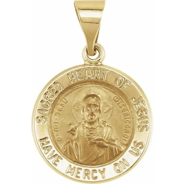 Hollow Sacred Heart of Jesus Medal J. Meredith Jewelers Delafield, WI
