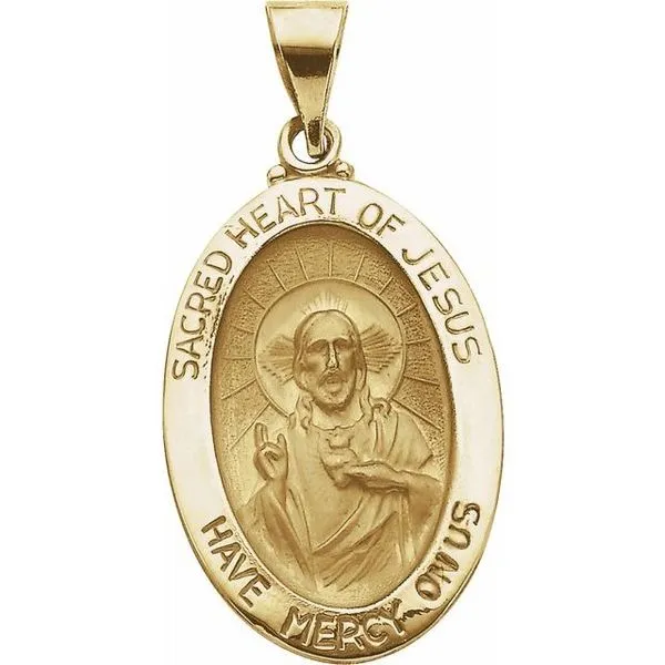 Hollow Sacred Heart of Jesus Medal Arnold's Jewelry and Gifts Logansport, IN