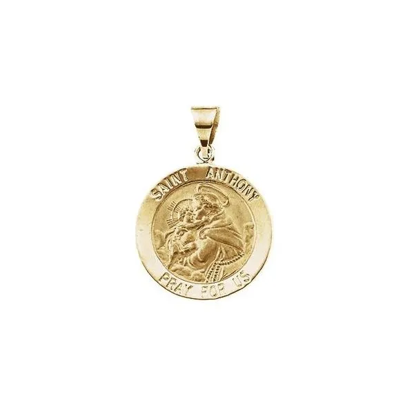 Hollow St. Anthony Medal Hopman Jewelers Elkhart, IN