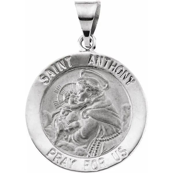 Hollow St. Anthony Medal Hopman Jewelers Elkhart, IN