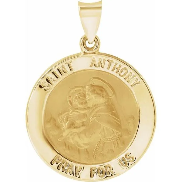 Hollow St. Anthony Medal Douglas Jewelers Conroe, TX
