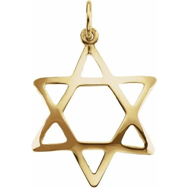 Domed Star of David Pendant Arnold's Jewelry and Gifts Logansport, IN