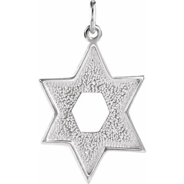 Star of David Pendant Image 3 Hopman Jewelers Elkhart, IN