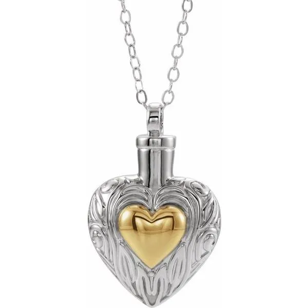 Heart Ash Holder Necklace Hopman Jewelers Elkhart, IN