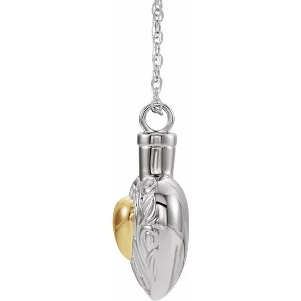 Heart Ash Holder Necklace Image 2 Hopman Jewelers Elkhart, IN
