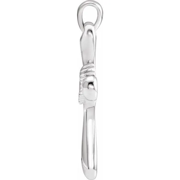 Cross with Dove Pendant Image 2 Hopman Jewelers Elkhart, IN