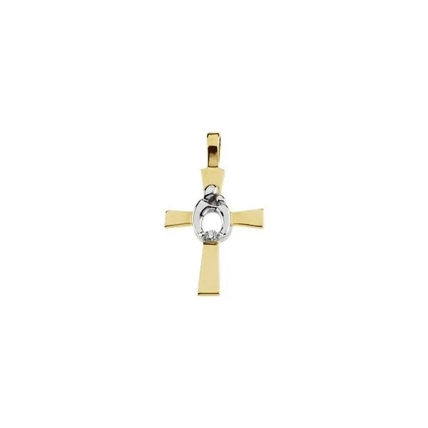 Accented Mother and Child® Cross Pendant Hopman Jewelers Elkhart, IN