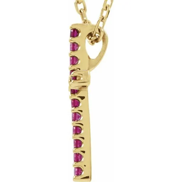 Petite Cross Necklace Image 2 Hopman Jewelers Elkhart, IN