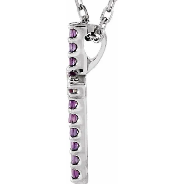 Petite Cross Necklace Image 2 Linwood Custom Jewelers Linwood, NJ