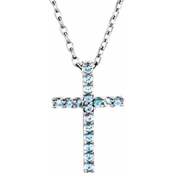 Petite Cross Necklace Cherry Street Jewelers Tulsa, OK