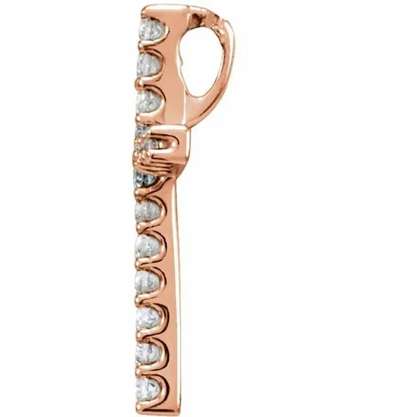 Petite Cross Pendant Image 2 Cherry Street Jewelers Tulsa, OK